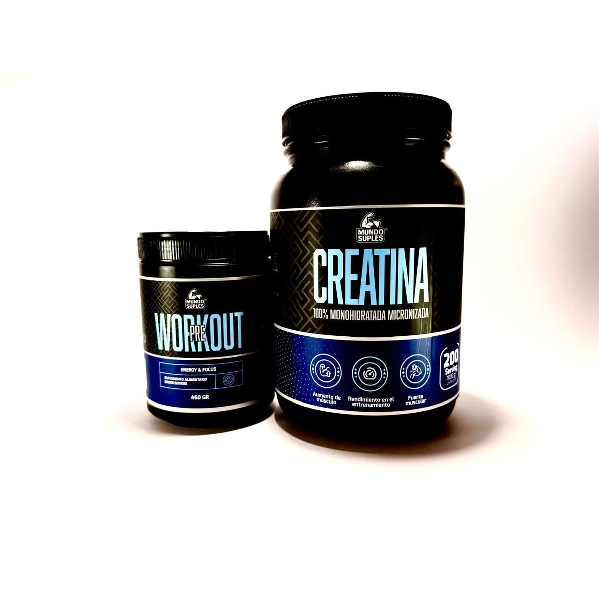 Pack Fuerza Explosiva - Creatina 1 kg + Pre Entreno