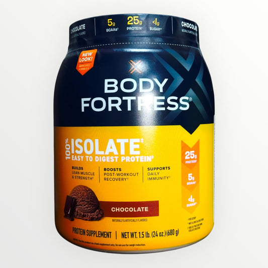 Body Fortress 100% Isolate Protein (1.5 lb)